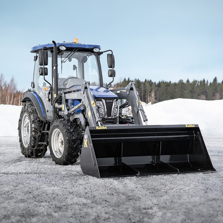 Traktor Lovol 50 hk 4WD med frontlaster, Stage V