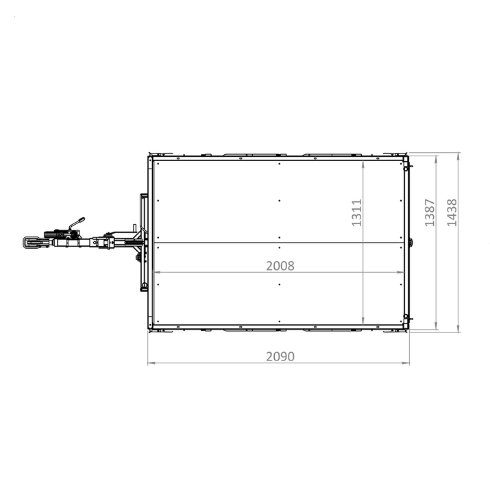 Tippvogn ATV PRO 1,5 tonn