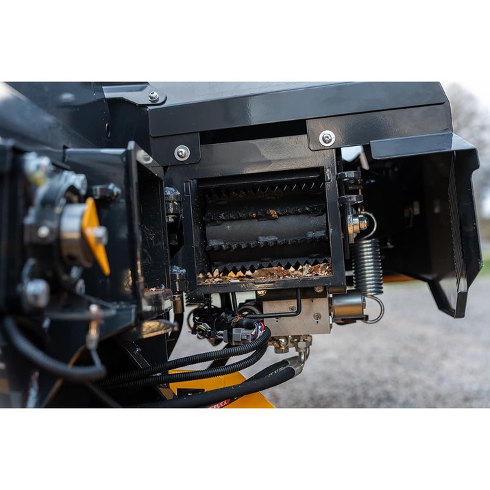 Fliskutter 150, med hydraulisk innmating