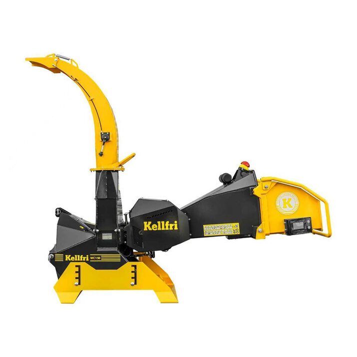 Fliskutter 150, med hydraulisk innmating