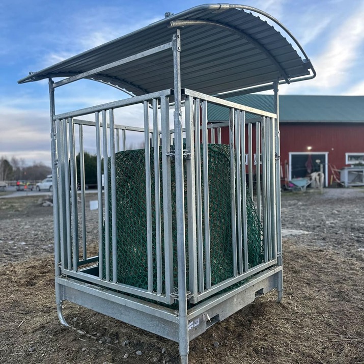 Nett for rundballer, 180 x 180 cm, SlowFeeder