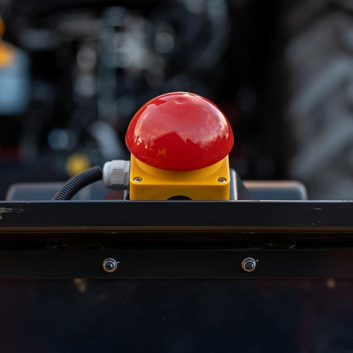 Fliskutter 150, med hydraulisk innmating