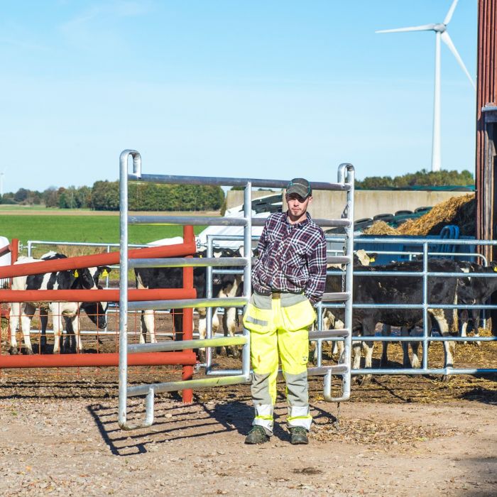 Fangstgrind i aluminium med fotbøyler