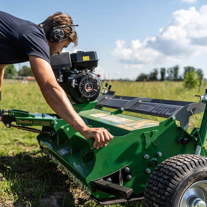 ATV-klipper med luke, 1,2 m, 15 hk