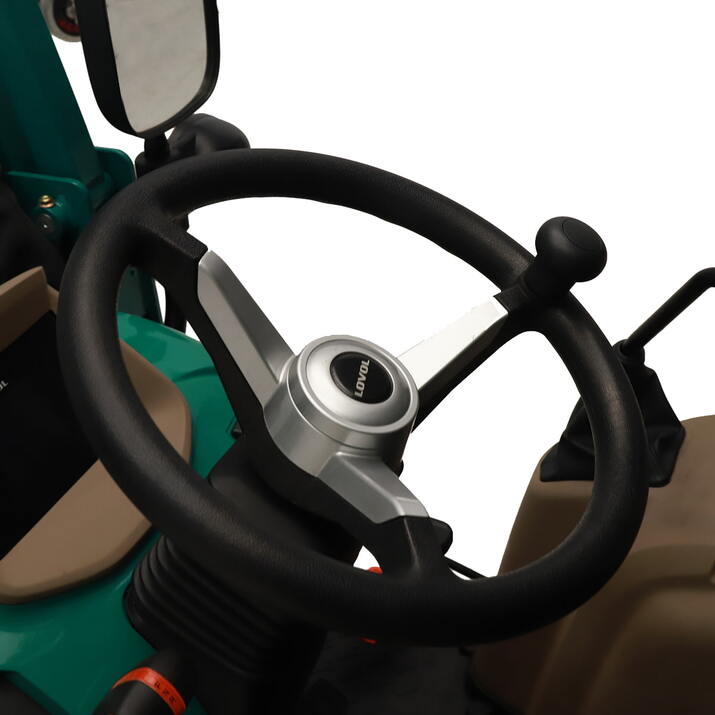 Kompakttraktor Lovol 25 hk med frontlaster, uten hytte 