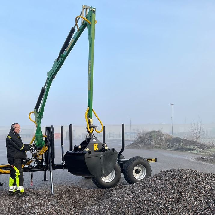 Gripeskuff til skogsvogn, 55 cm