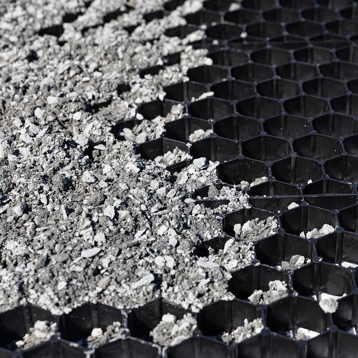 Markarmeringsmatte i plast 1 m²