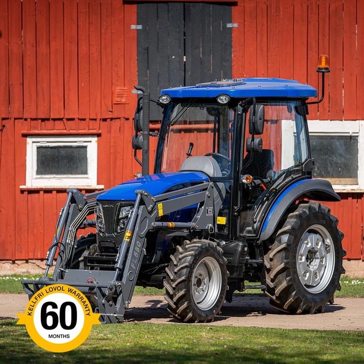 Traktor Lovol 50 hk 4WD med frontlaster, Stage V