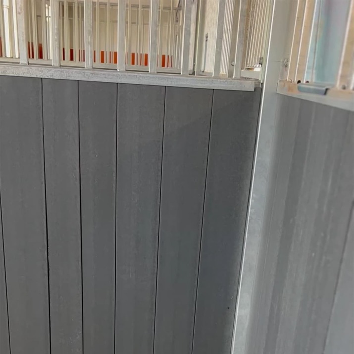 Front med skyvedør 3,5 m inkl. plastplank, SWE