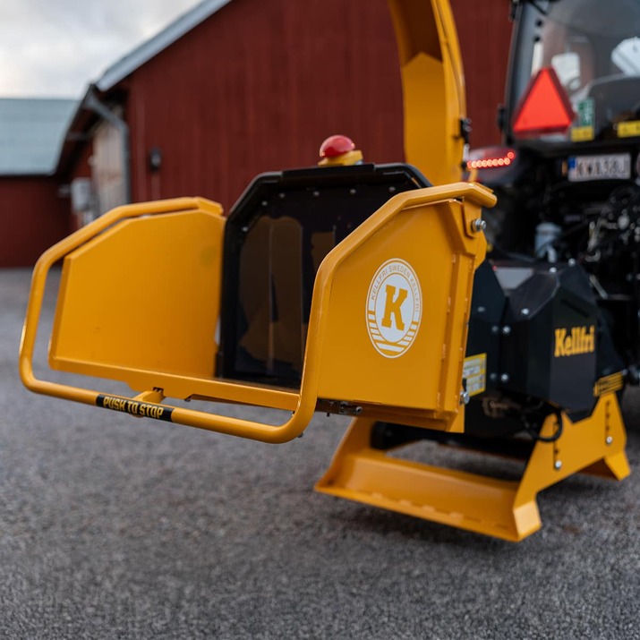 Fliskutter 150, med hydraulisk innmating