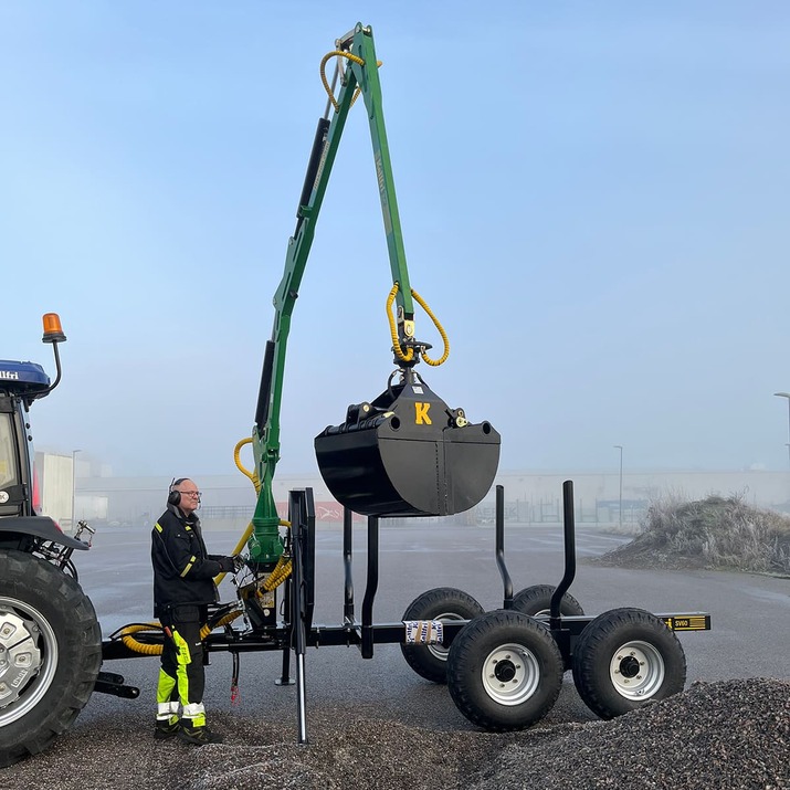 Gripeskuff til skogsvogn, 55 cm