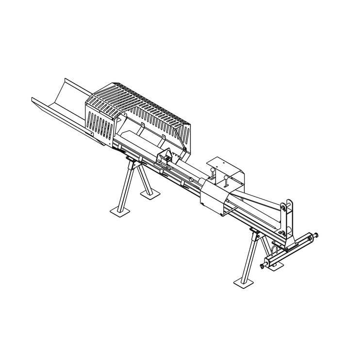 Vedkløyver, traktordrevet 7 tonn, 110 cm