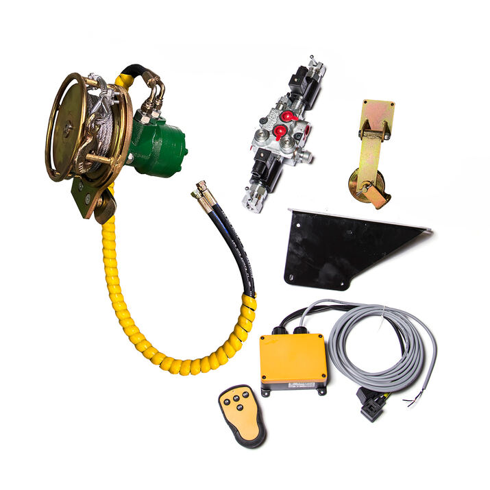 Radiostyrt hydraulisk vinsj, 1000 kg ATV-klypelaster GL36 & GL42