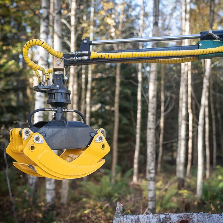 Skogsvogn ATV 3 tonn, med kran 4,2 m