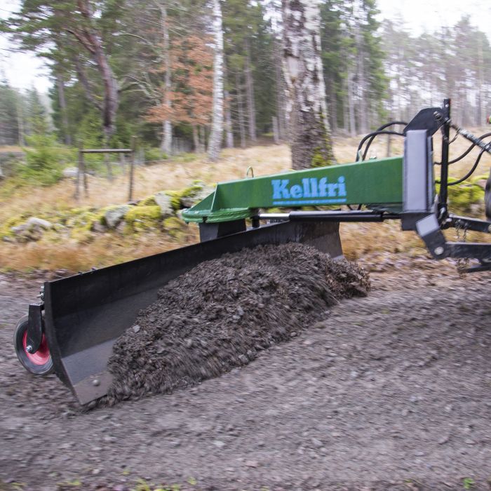 Planeringsskjær 2,5 m, inkl. hjul og hydraulikksylinder