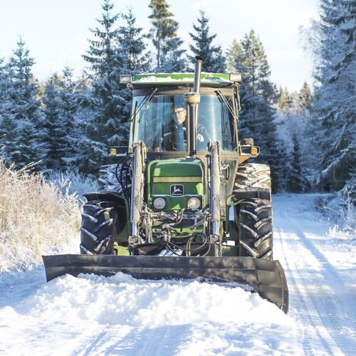 Snø-Diagonalskjær 2,5 m med feste som passer til Trima