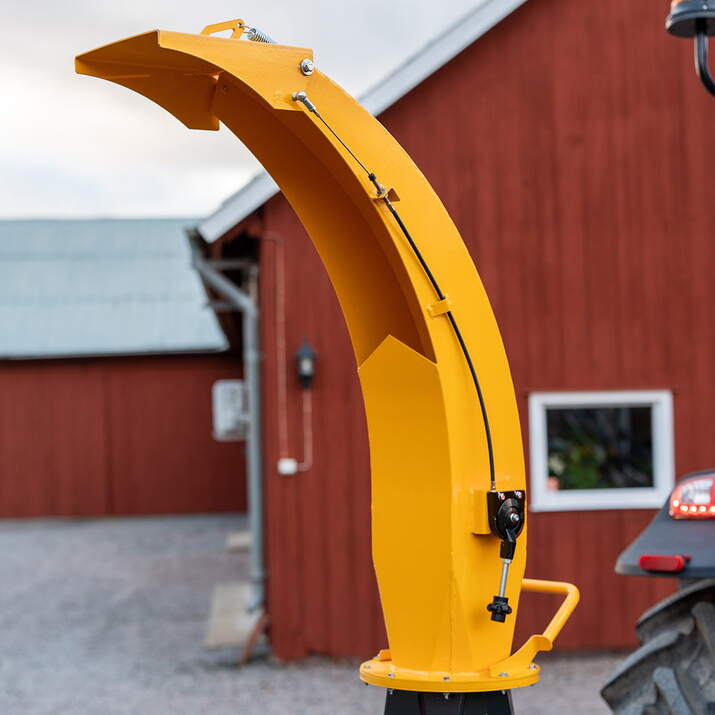 Fliskutter 150, med hydraulisk innmating