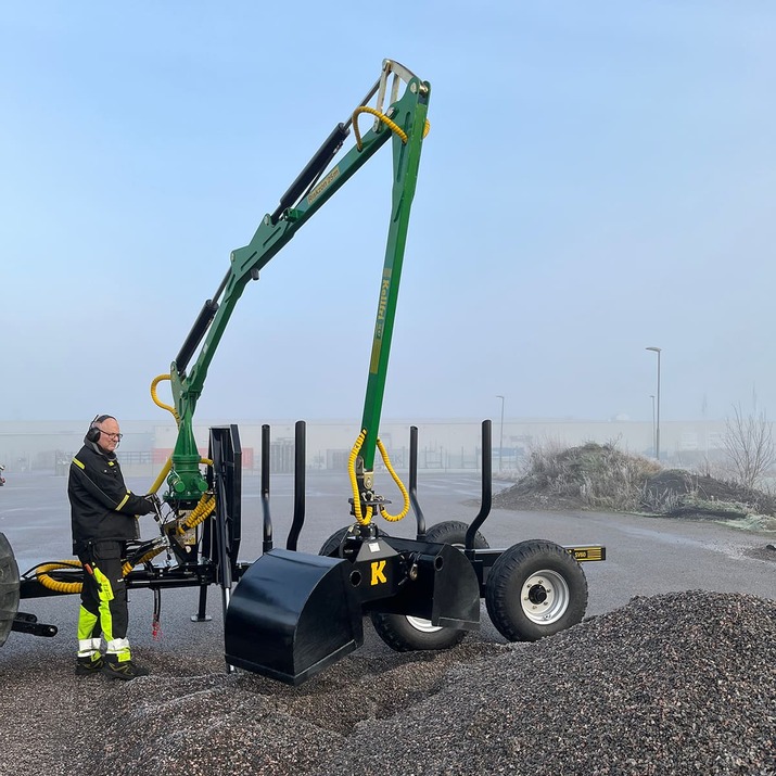 Gripeskuff til skogsvogn, 55 cm