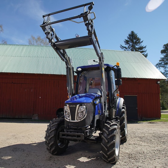 Traktor Lovol 50 hk 4WD med frontlaster, Stage V