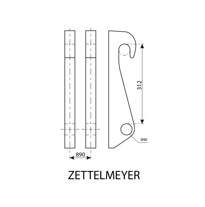 Sveisefeste Zettelmeyer 30 mm