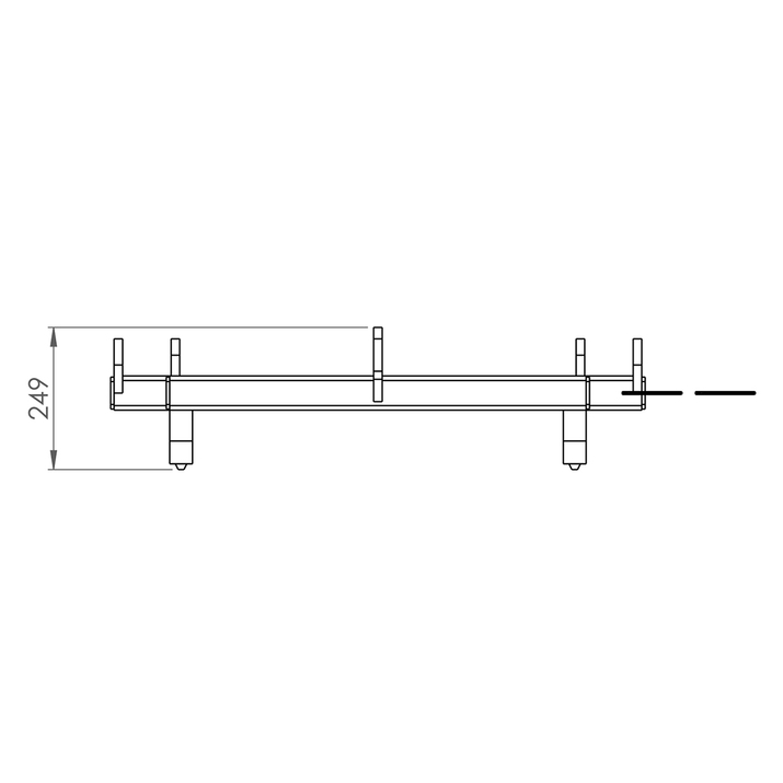 Adapter til sandspreder fra Trima til trepunkt