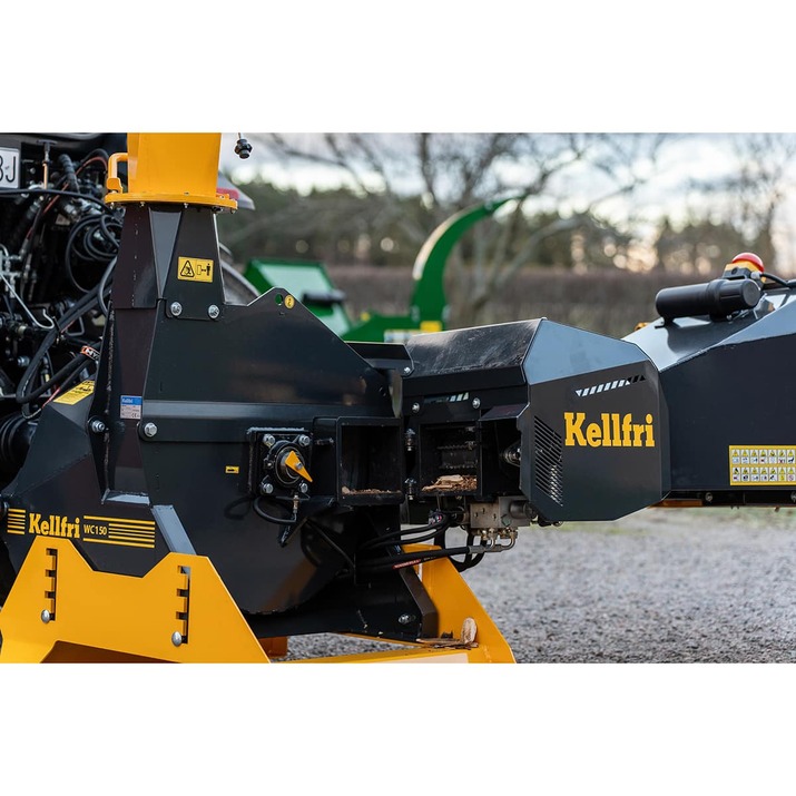 Fliskutter 150, med hydraulisk innmating