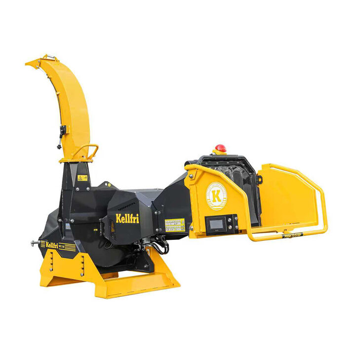 Fliskutter 150, med hydraulisk innmating