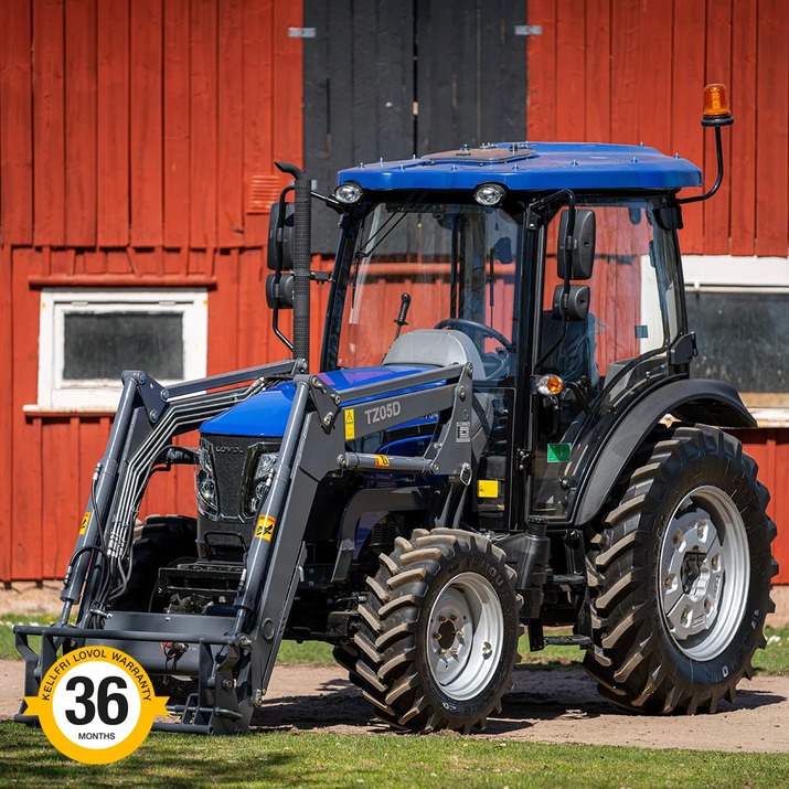 Traktor Lovol 75 hk 4WD med frontlaster, Stage V