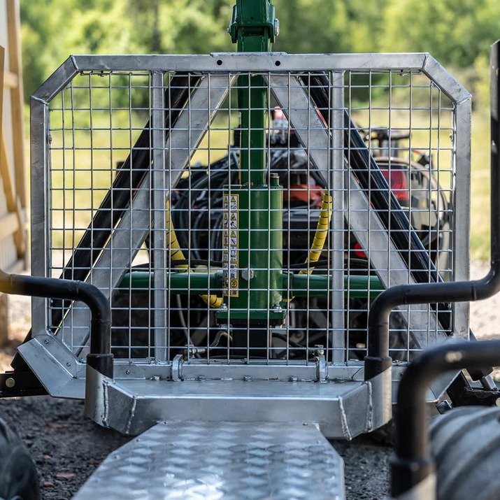 Skogsvogn ATV 3 tonn, med kran 4,2 m