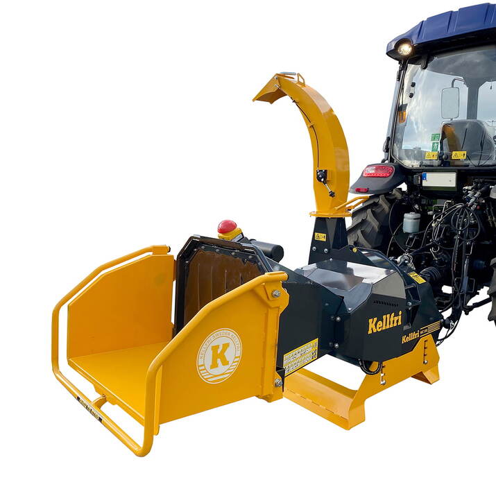 Fliskutter 150, med hydraulisk innmating