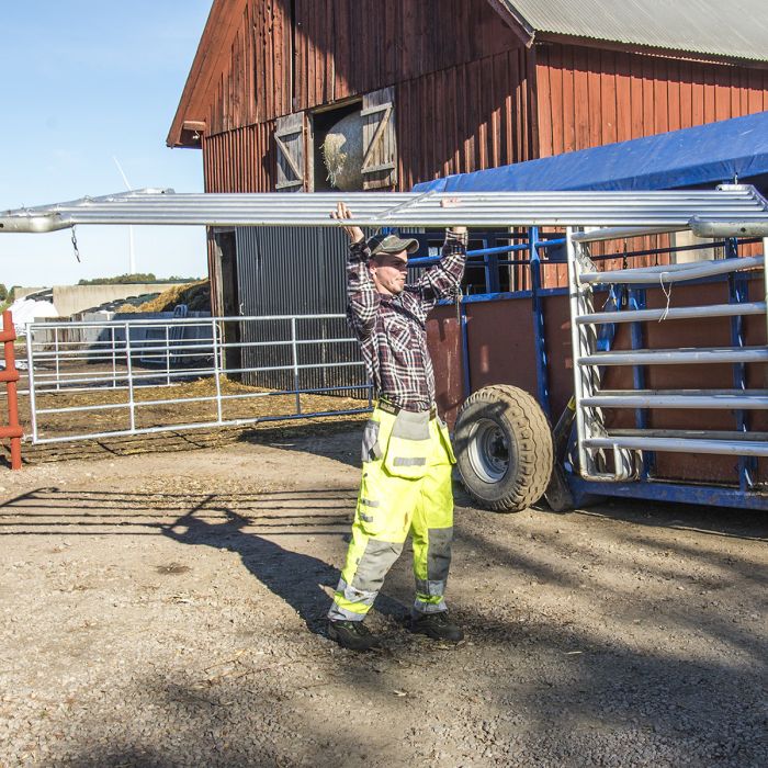 Fangstgrind i aluminium med fotbøyler