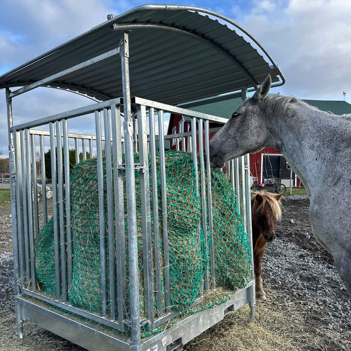 Nett for rundballer, 180 x 180 cm, SlowFeeder