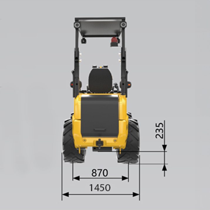Hjullaster Swekip 1025 Stage V
