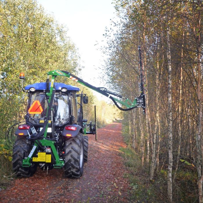 Hekklipper med dobbelpumpe for trepunktsoppheng