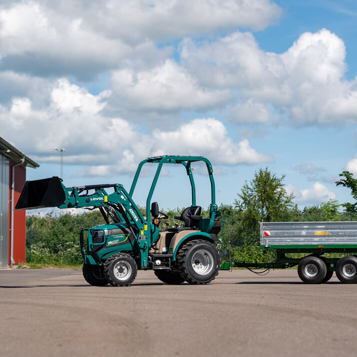 Kompakttraktor Lovol 25 hk, uten hytte