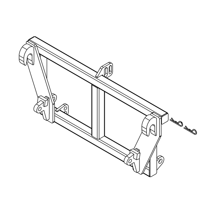 Adapter til sandspreder fra Euro til trepunkt