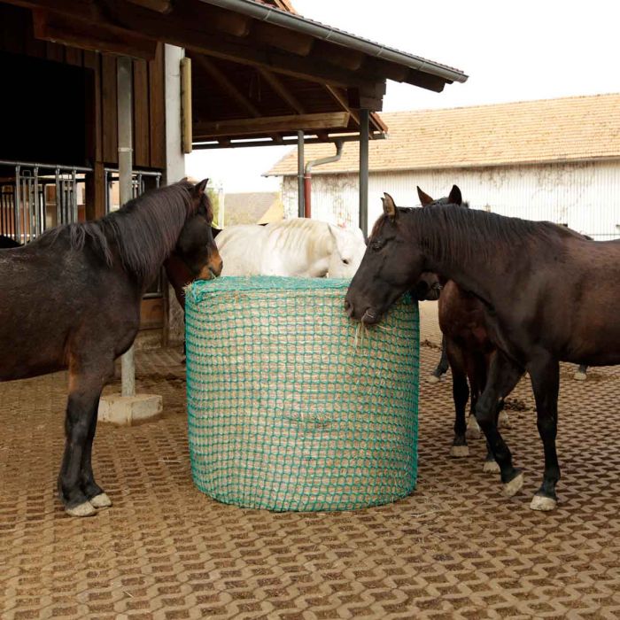 Nett for rundballer, SlowFeeder, 180 x 180 cm