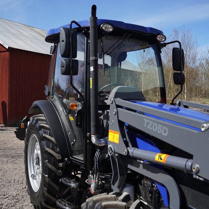 Traktor Lovol 75 hk 4WD med frontlaster, Stage V