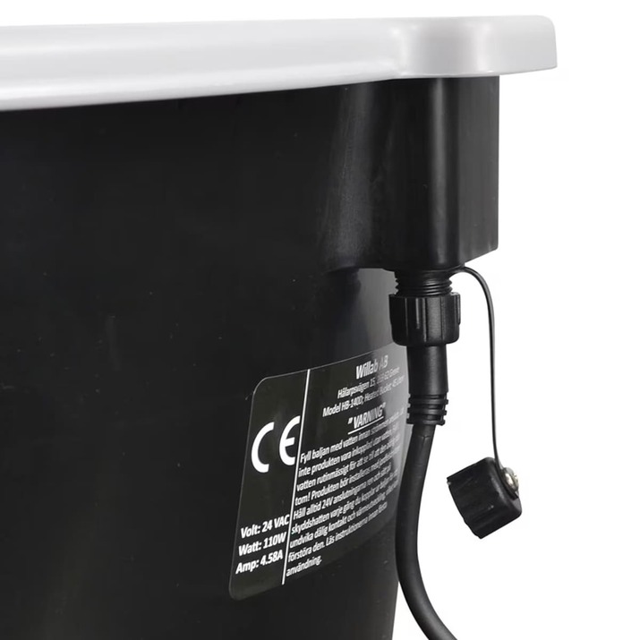 Varmebalje rund 45 liter