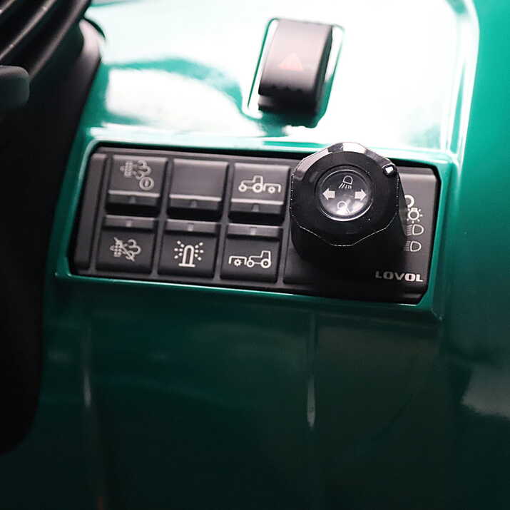 Kompakttraktor Lovol 25 hk med frontlaster, uten hytte 