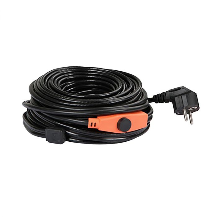 Varmekabel med termostat 24 V, 2 m