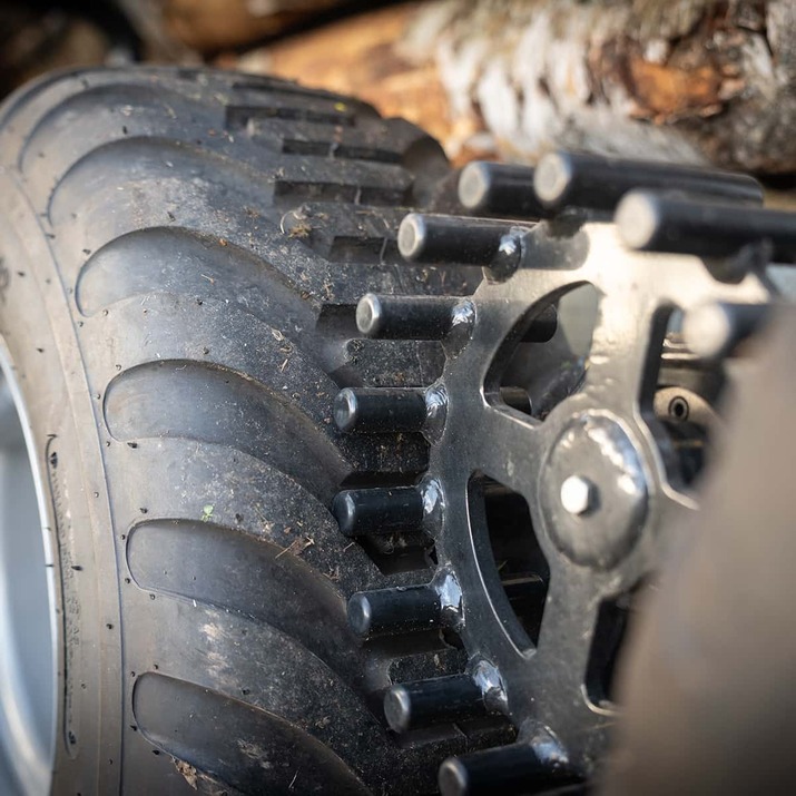 Skogsvogn ATV 3 tonn, med kran 4,2 m