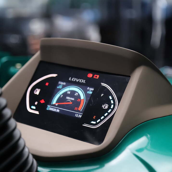 Kompakttraktor Lovol 25 hk med frontlaster, uten hytte 