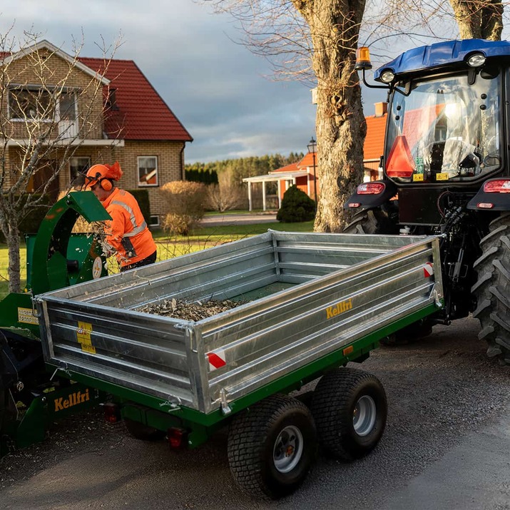 Tippvogn 2,5 tonn, galvanisert