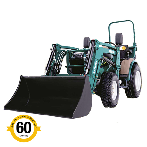 Kompakttraktor Lovol 25 hk med frontlaster, uten hytte 