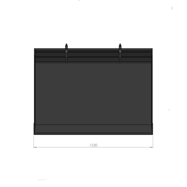 Planeringsskuff 1,5 m, SMS/Trima