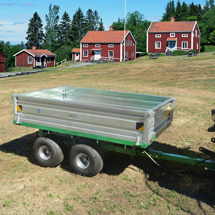 Tippvogn 2,5 tonn, galvanisert
