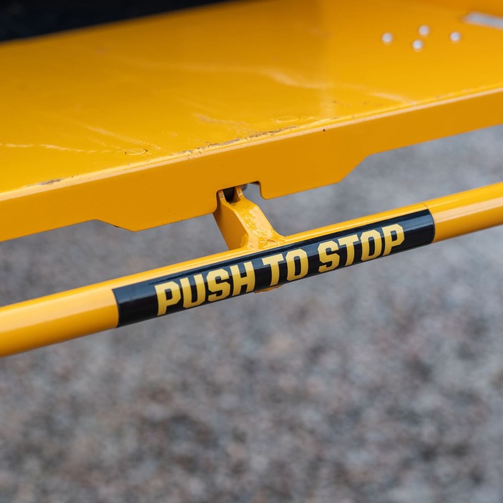 Fliskutter 150, med hydraulisk innmating