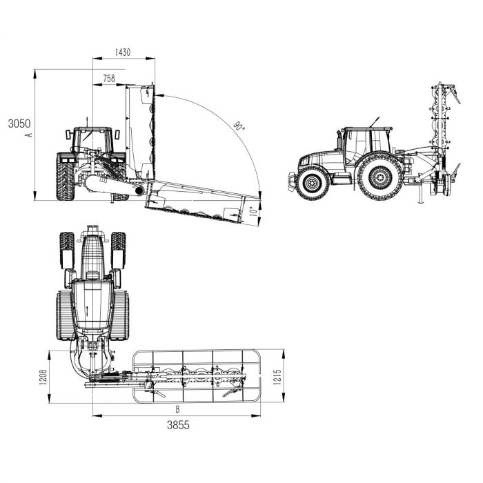 Rotorslåmaskin 2,4 m