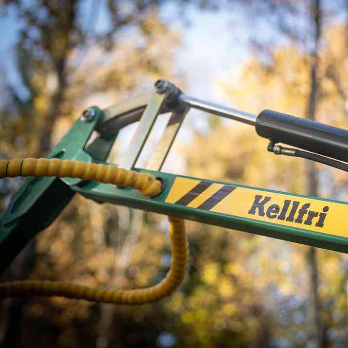 Skogsvogn ATV 3 tonn, med kran 4,2 m